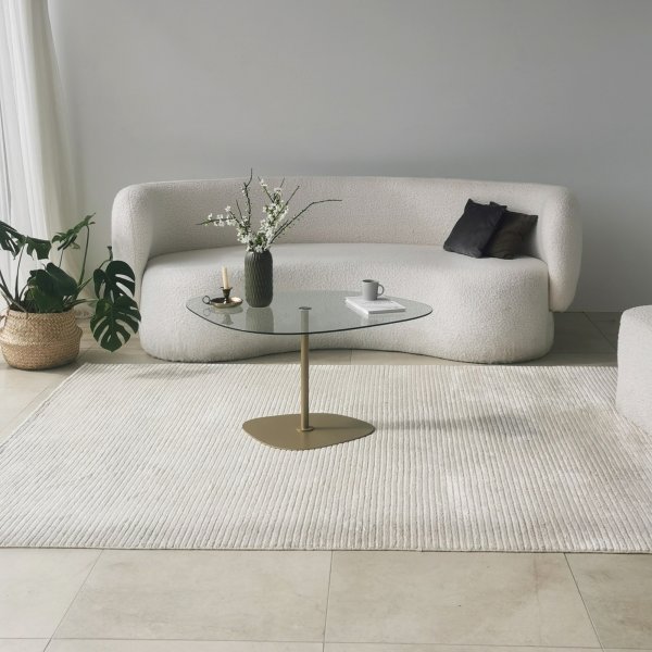 Table basse Soho 85 x 67 cm - Or