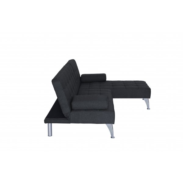Neptun divansoffa bäddbar mörkgrått Neptun divansoffa bäddbar mörkgrått