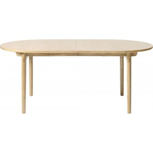 Bubble ovale eettafel in geolied eiken 190 cm (uitschuifbaar 280 cm*)