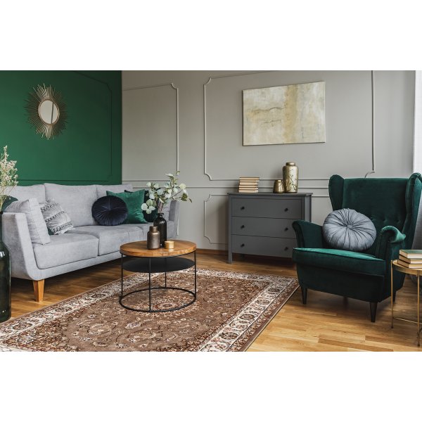 Tapis Wilton Dubai Mdaillon Champange