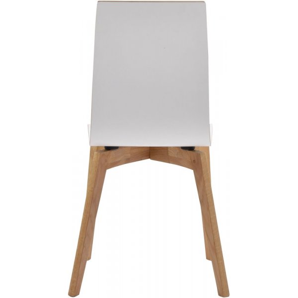 Grace stol vit laminat/ek stol Grace stol vit laminat/ek stol