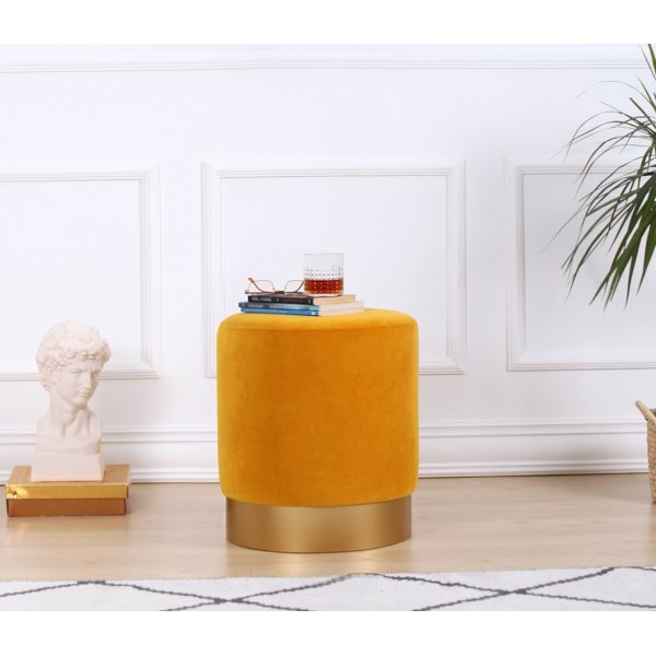 Memfis sittpuff - Senapsgul