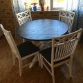 Kundbild Matstol vit/gr� - Sandhamn Gripsholm: J�ttesnygga!