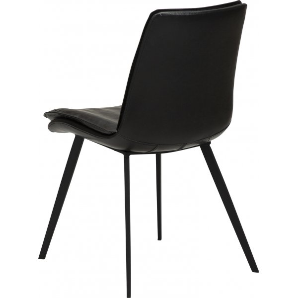 Chaise de salle  manger Fierce - PU noir