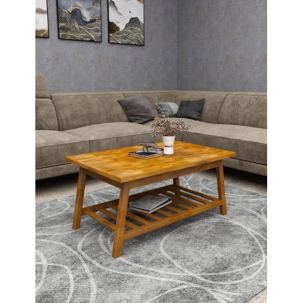 Pia soffbord 90 x 60 cm - Ek Pia soffbord 90 x 60 cm - Ek