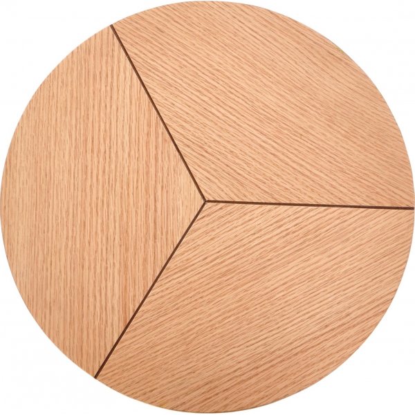 Table basse Polos Ø45 cm - Chêne/noir Table basse Polos Ø45 cm - Chêne/noir