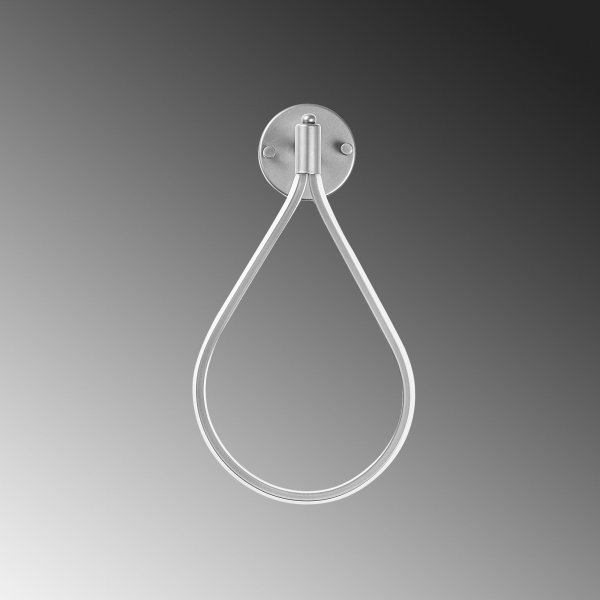 Damian wandlamp - Chroom