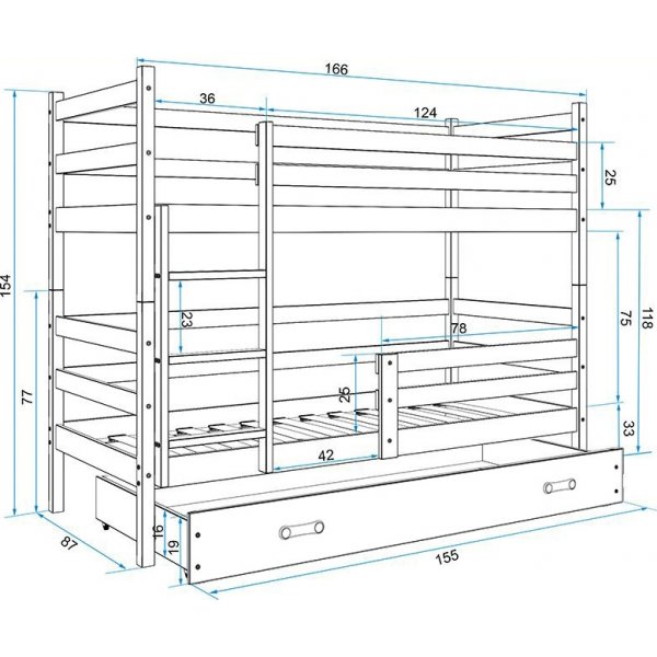 Eryk v�ningss�ng med f�rvaringsl�da - Valfri f�rg & storlek