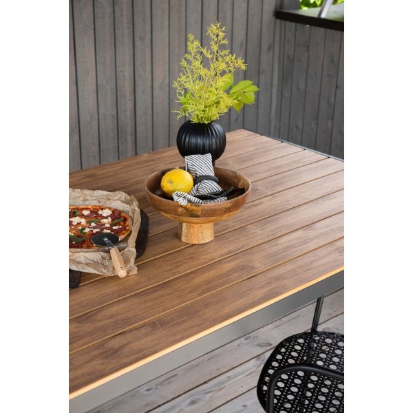 Break matbord 150 x 90 cm - Brun/Svart