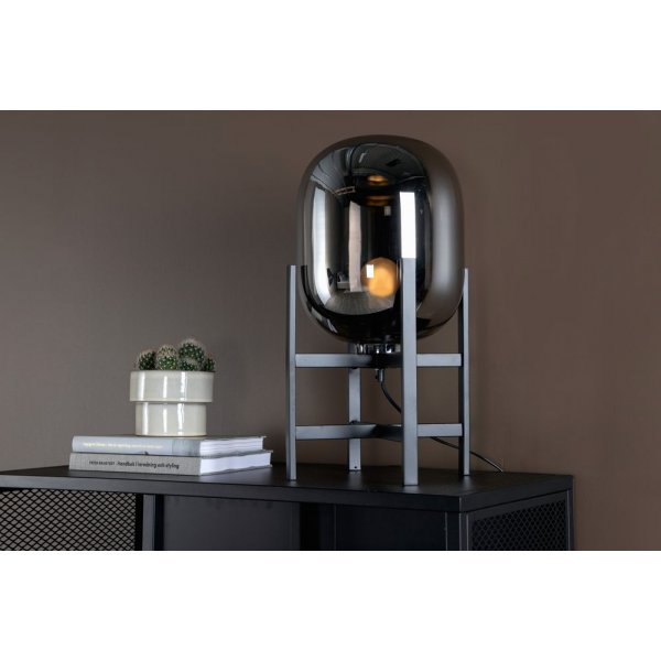 Lampe de table Marbystrand - Noir/verre Lampe de table Marbystrand - Noir/verre