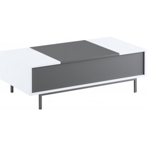 Table basse Force - Anthracite/blanc/argent