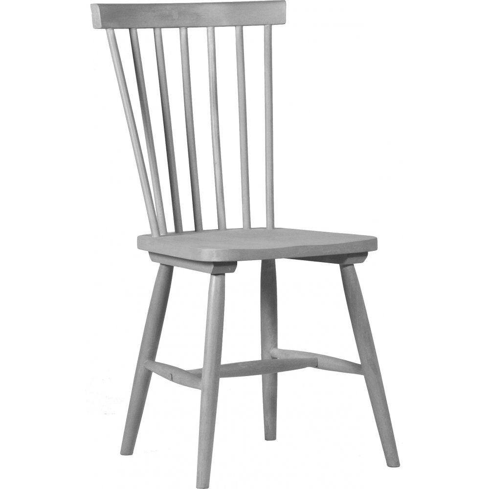 2 st Karl klassisk pinnstol grå cement look + Möbeltassar - Pinnstolar, Stolar