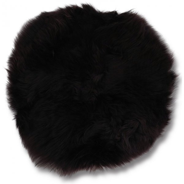 Plaza stolsdyna frskinn 37 cm - Mrkbrun