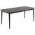 Table  manger Montreux 180-219 x 90 cm - Noir