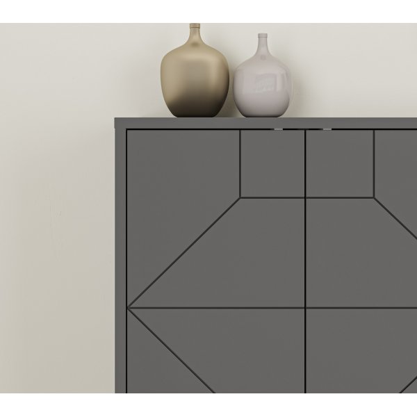 Buffet Dune 184 cm - Anthracite Buffet Dune 184 cm - Anthracite