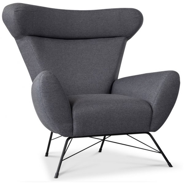 Town fåtölj mörkgrå (Tyg) Town fåtölj mörkgrå (Tyg)
