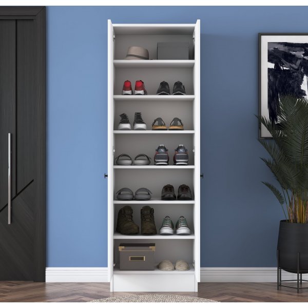 Armoire Mendy - Blanc Armoire Mendy - Blanc