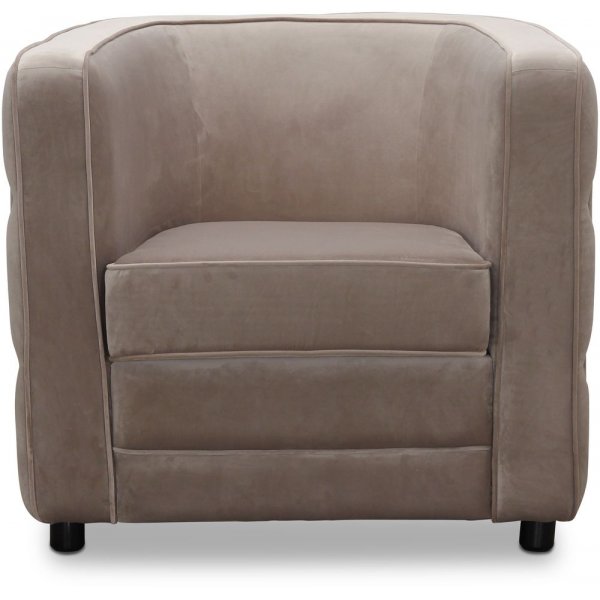 Fastland chesterfield fåtölj - Ljusgrå (Sammet) Fastland chesterfield fåtölj - Ljusgrå (Sammet)