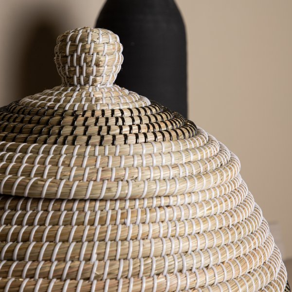 Chennai mand 33 cm - Beige/zeegras