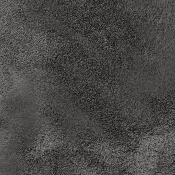 Coussin dcoratif moelleux Gris - 45 x 45 cm