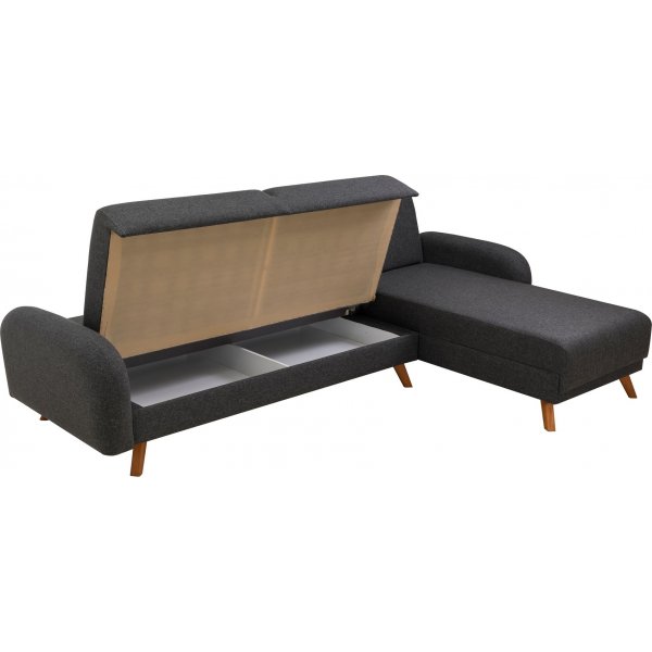 Kronos 2 divanbäddsoffa Antracit Kronos 2 divanbäddsoffa Antracit