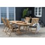 Matbord i massiv teak 90x180-240 cm - Salt