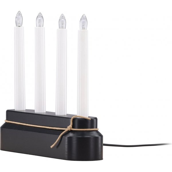 Näsfjället ljusstake - Svart/Vit Näsfjället ljusstake - Svart/Vit