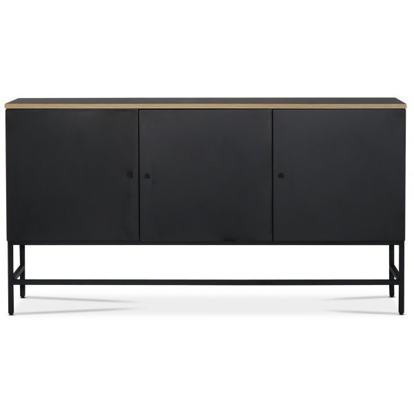 Edge sideboard - Svart högtryckslaminat (HPL) Edge sideboard - Svart högtryckslaminat (HPL)