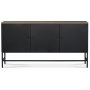 Edge sideboard - Svart hgtryckslaminat (HPL)