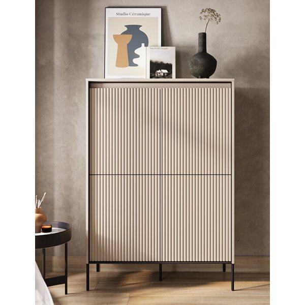 Skp H140 cm - Beige/svart