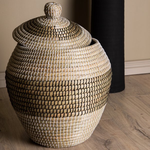 Chennai mand 33 cm - Beige/zeegras