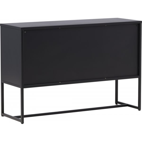 Buffet Trerike - Noir + Pieds de meubles Buffet Trerike - Noir + Pieds de meubles