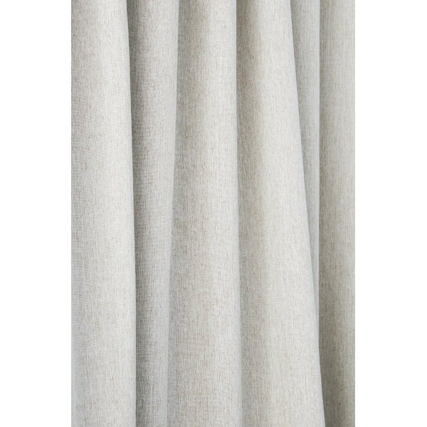 Rideau Colin Lot de 2 2 x 135 x 280 cm - Beige