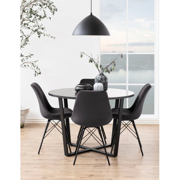 Eris eetkamerstoel - Donkergrijs