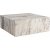 Table basse Prizma 90 x 90 cm - Marbre blanc