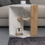 Bizayni satsbord 62x34 | 27x32 | 27x32 cm - Vit/ek
