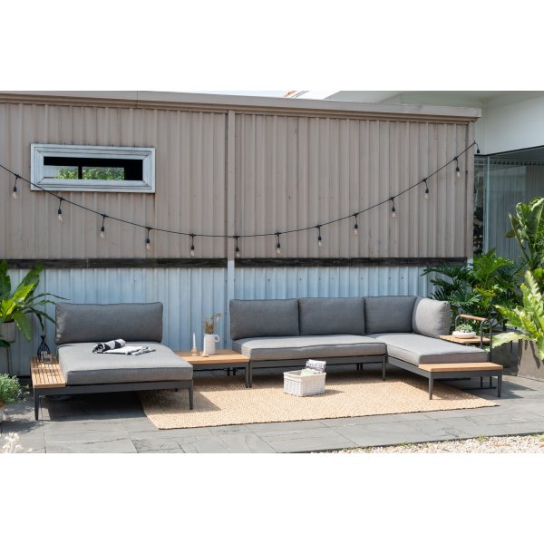 Lifestyle Garden Topaz bankstel - Grijs/teak