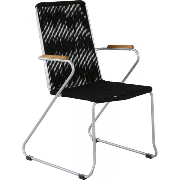 Bois matstol - Svart/Gr�