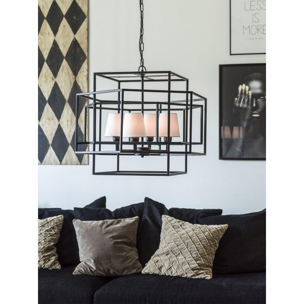 Pied de lampe tige - Noir - 61 cm Pied de lampe tige - Noir - 61 cm