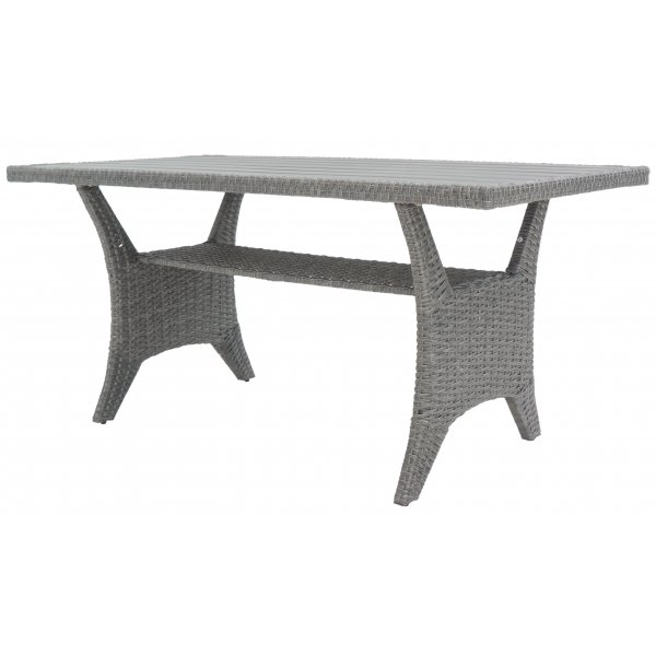 Tor utesoffgrupp med matbord i rotting - Grå konstrotting Tor utesoffgrupp med matbord i rotting - Grå konstrotting