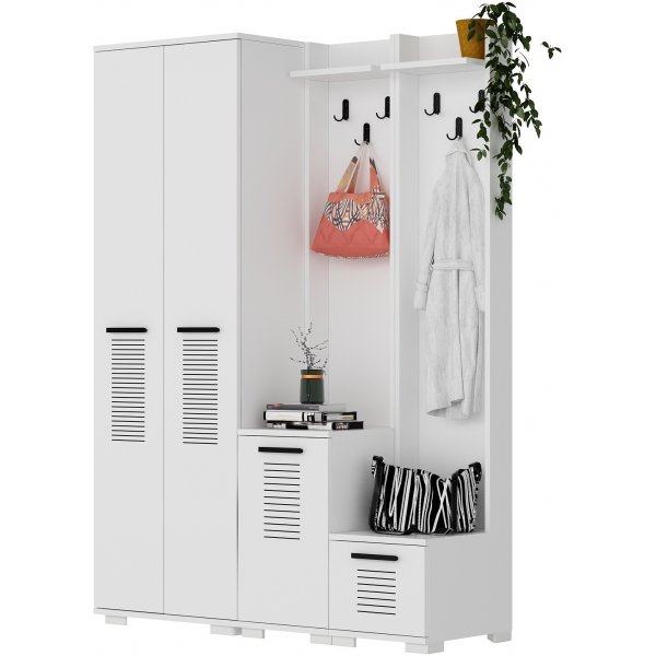 Cintre Asimo 130 x 44,6 x 183 cm - Blanc Cintre Asimo 130 x 44,6 x 183 cm - Blanc