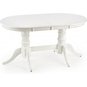 Table  manger extensible Leonardo blanche 90x150-190 cm