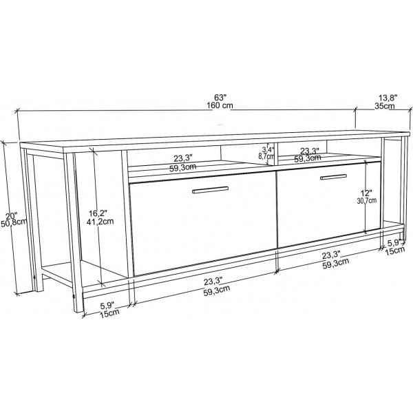 Banc multimdia Omar - Chne/noir