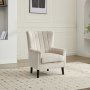Fauteuil Linnea - Cr�me boucl�