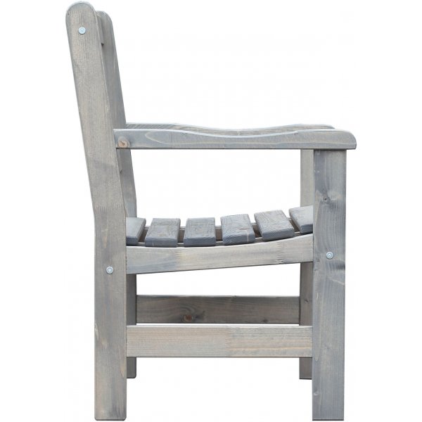 Fauteuil d'extrieur Bollns - Gris + Dtachant pour meubles