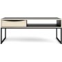 Stubbe soffbord 117,2 x 60 cm - Svart/ek