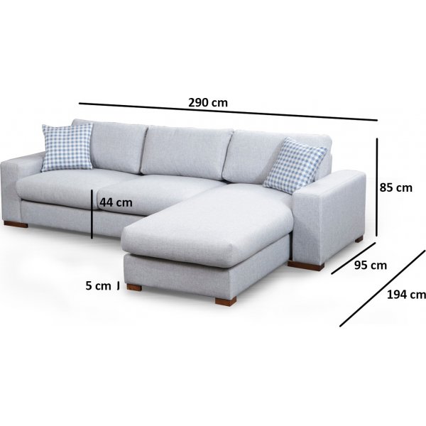 Canapé divan Loom - Gris clair Canapé divan Loom - Gris clair