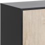 Seaford sknk 120 cm - Svart/vitpigmenterad ek