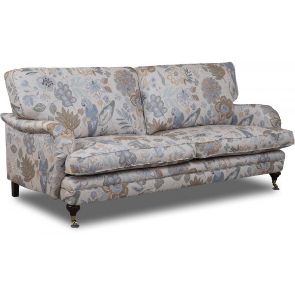 Spirit Howard 3-sits soffa i blommigt tyg - Eden Parrot Beige