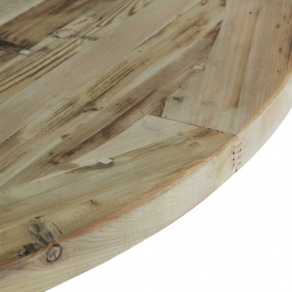 Judith stort runt matbord Ø160 cm i återvunnen furu Judith stort runt matbord Ø160 cm i återvunnen furu